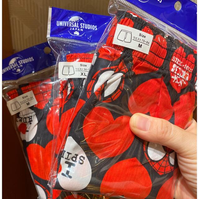 MARVEL(マーベル)のユニバ USJ マーベル　スパイダーマン　トランクス　M 新品 メンズのアンダーウェア(トランクス)の商品写真