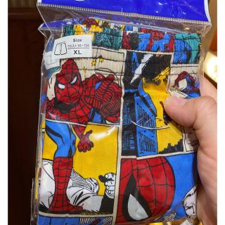 マーベル(MARVEL)のユニバ USJ マーベル　スパイダーマン　トランクス　XL新品(トランクス)