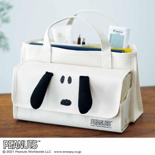 スヌーピー(SNOOPY)のSPRiNG スプリング 2月号 付録 スヌーピー 収納ボックスバッグ(小物入れ)