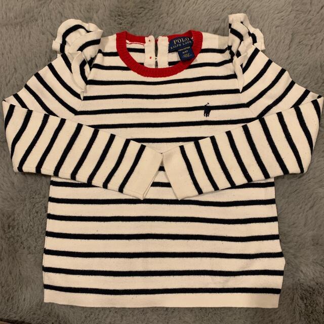 POLO RALPH LAUREN(ポロラルフローレン)のPOLO RALPH LAUREN ボーダーニット　4T 100cm キッズ/ベビー/マタニティのキッズ服男の子用(90cm~)(ニット)の商品写真