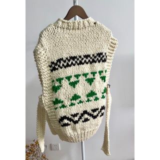 HYKE   ハイクhyke新品COWICHAN SWEATER VESTカウチンベストの通販