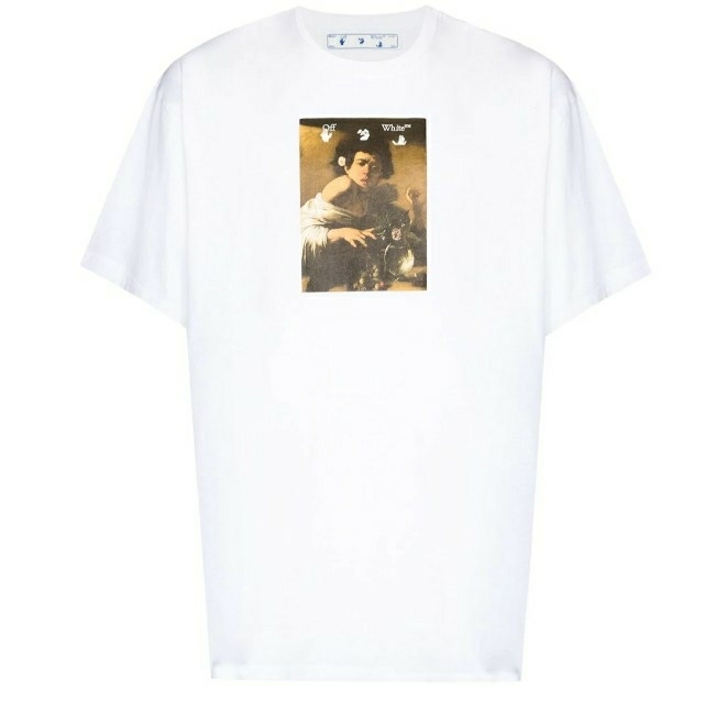 新作 OFF−WHITE CARAVAGGIO OVER TEE