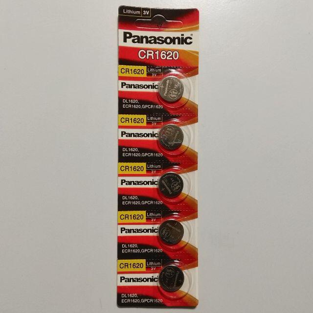 Panasonic(パナソニック)のPanasonic CR1620 5個入×1 パナソニック ボタン コイン 電池 スマホ/家電/カメラのスマートフォン/携帯電話(その他)の商品写真
