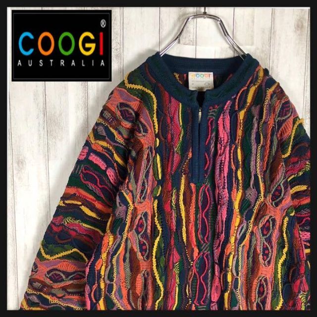 COOGI - 【激レア】coogi クージー 立体 編込み 3Dニット 即完売モデル