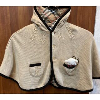 BURBERRY - バーバリー ベビーポンチョ リバーシブル 美品の通販 by