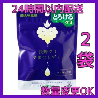 UHA味覚糖 やまのしずく グミ 2袋(菓子/デザート)