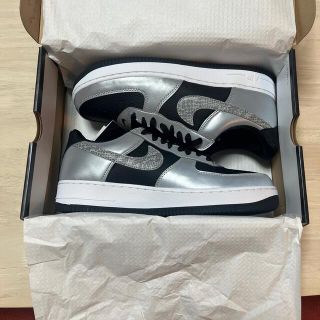 ナイキ(NIKE)の黒蛇 ナイキ エアフォース1 シルバースネーク NIKE AIR FORCE1銀(スニーカー)