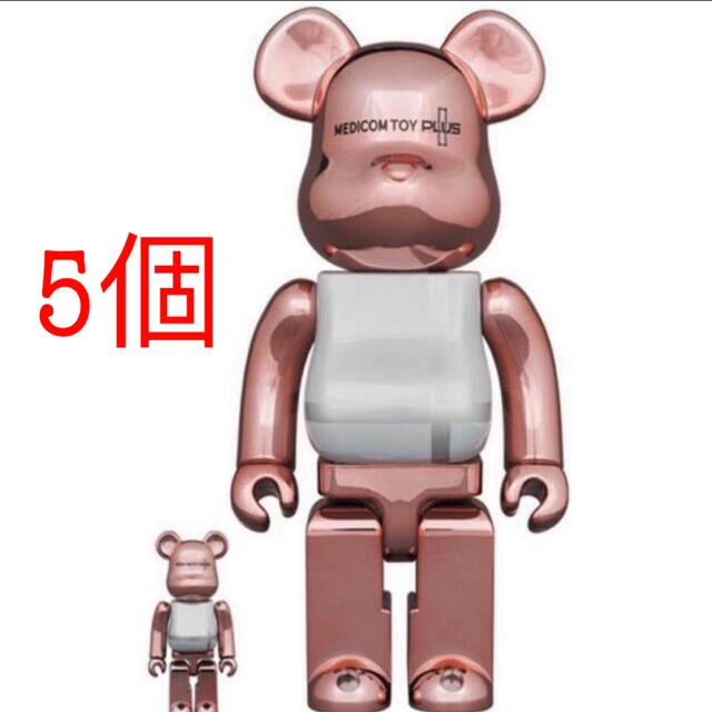 エンタメ/ホビーBE@RBRICK PINK GOLD CHROME 100％&400% 5個