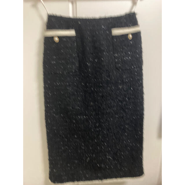 FRAY I.D(フレイアイディー)のセルフォード　ループツイードタイトスカート　CELFORD レディースのスカート(ひざ丈スカート)の商品写真