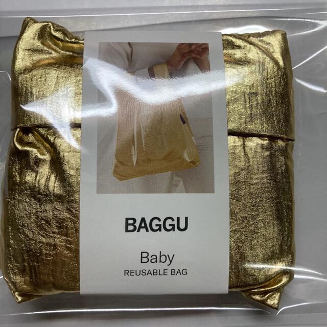 BAGGU メタリック　ゴールド　ベビーサイズ