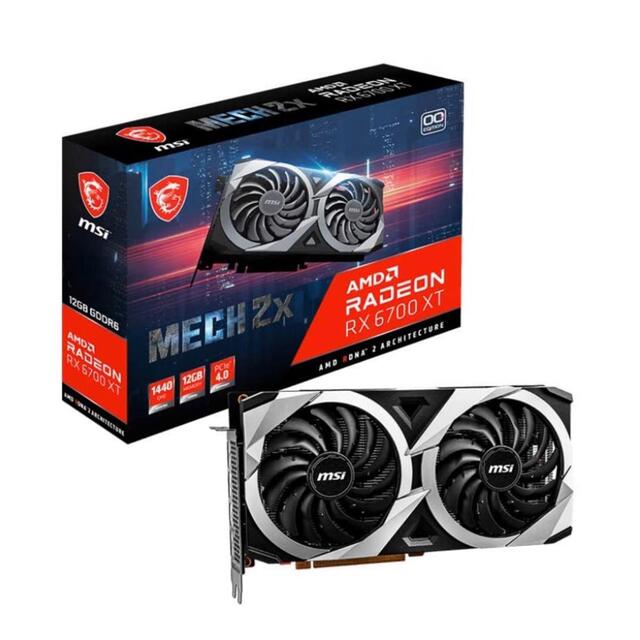 MEMORYSPEED【新品】MSI Radeon RX 6700XT MECH 2X 12G OC