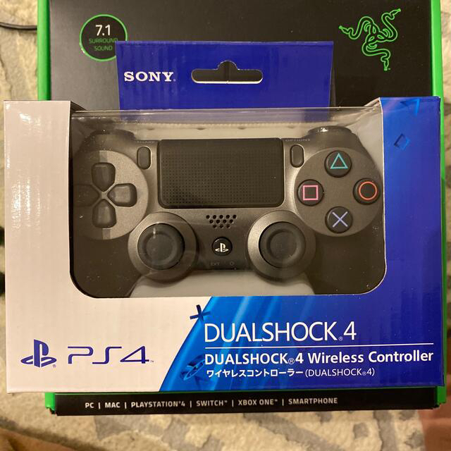 PS4 コントローラー　DUALSHOCK 4  スチールブラックゲームソフト/ゲーム機本体
