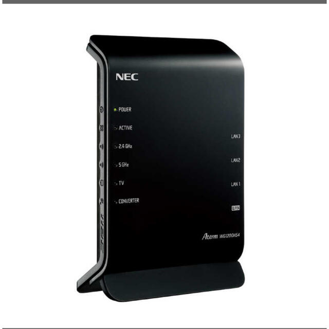 NEC(エヌイーシー)のNEC PA-WG1200HS4 Wi-Fiルーター Aterm WG1200… スマホ/家電/カメラのPC/タブレット(PC周辺機器)の商品写真