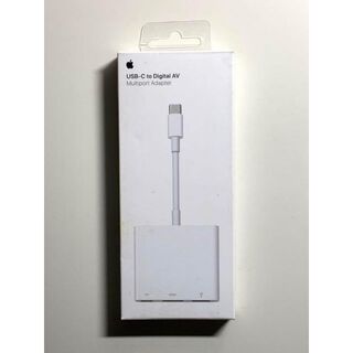アップル(Apple)の【ほぼ新品】純正 USB-C Digital AV Multiport アダプタ(映像用ケーブル)