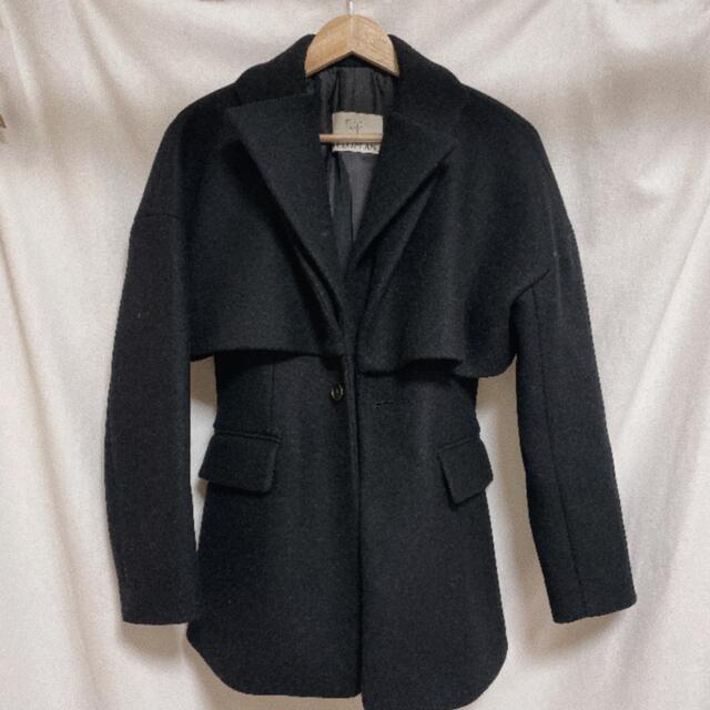 TELOPLAN テーロプラン Sugako Coat Navy ブラックコート 4