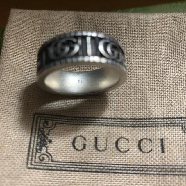 Gucci - GUCCI ダブルGリング シルバー 21号の通販 by Sanfa's shop|グッチならラクマ Gucci - GUCCI ダブルGリング シルバー 21号の通販 by Sanfa's shop|グッチならラクマ