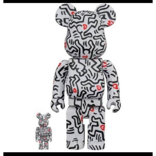 BE@RBRICK KEITH HARING #8 100% & 400% エンタメ/ホビーのフィギュア(その他)の商品写真