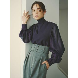 新品タグ付♡ スナイデル　シアースリーブAラインミニワンピース