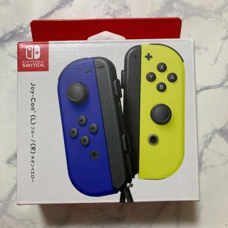 ニンテンドースイッチ(Nintendo Switch)の【新品・未開封】Nintendo JOY-CON ブルー/ネオンイエロー(その他)