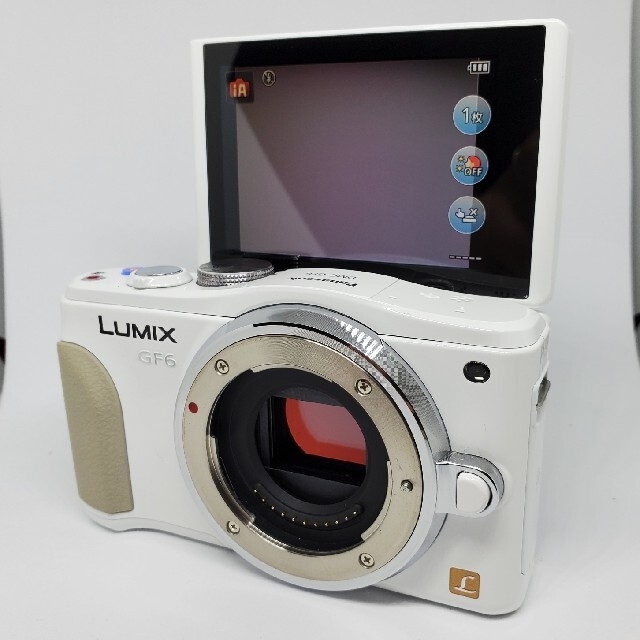 超美品ショット数3050回 簡単自撮りWiFi LUMIX GF6