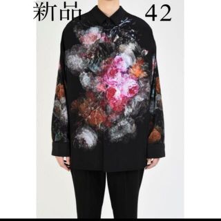 ❗️赤&青薔薇2着セット❗️lad musician18ss花柄シャツ