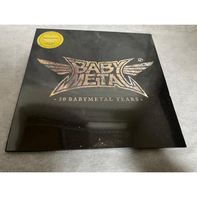 CD1000枚限定LP 10 BABYMETAL YEARS GOLD VINYL