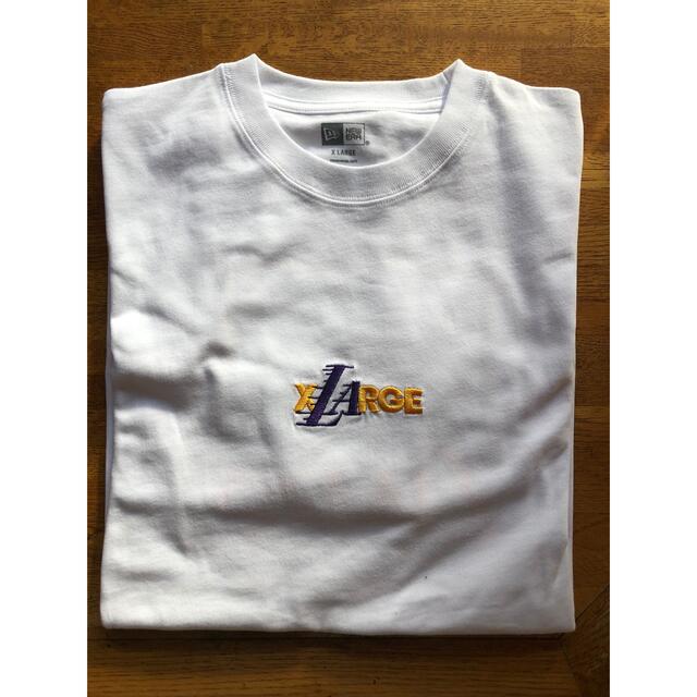 XLARGE(エクストララージ)のXLARGE x NEWERA × NBA Lakersエクストララージ ロンT メンズのトップス(Tシャツ/カットソー(七分/長袖))の商品写真