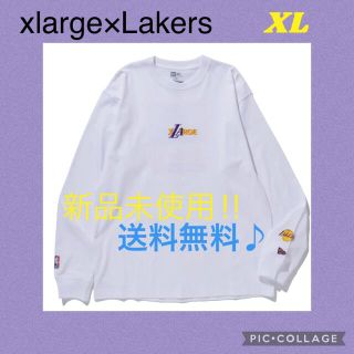 エクストララージ(XLARGE)のXLARGE x NEWERA × NBA Lakersエクストララージ ロンT(Tシャツ/カットソー(七分/長袖))