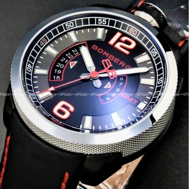 懐中時計に変身★GMTモデル BOMBERG Bolt-68　ボンバーグ　黒赤