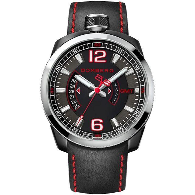 懐中時計に変身★GMTモデル BOMBERG Bolt-68　ボンバーグ　黒赤