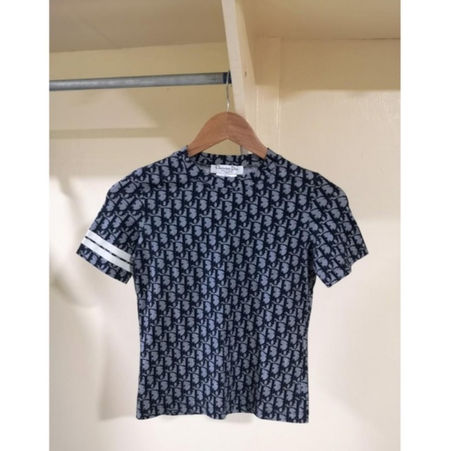 Christian Dior(クリスチャンディオール)のDior トロッター Tシャツ ネイビー 専用出品 レディースのトップス(Tシャツ(半袖/袖なし))の商品写真