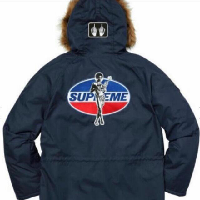 Supreme(シュプリーム)のsupreme×HYSTERIC GLAMOUR 17AW N-3B Lサイズ メンズのジャケット/アウター(モッズコート)の商品写真