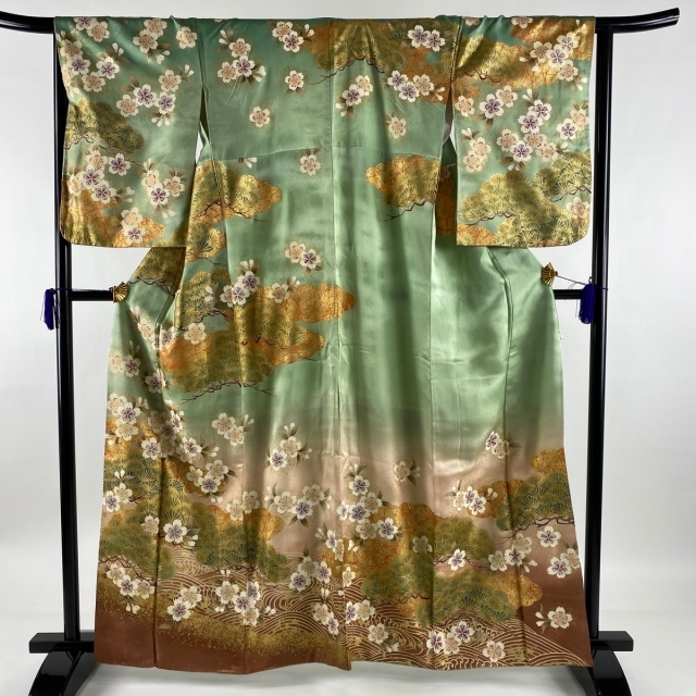 訪問着 美品 秀品 162.5cm 66cm 正絹