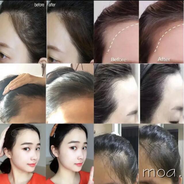 薄毛パウダー ・薄毛隠し・白髪かくし  しらが増毛パウダーヘアシャドウ ブラウン コスメ/美容のヘアケア/スタイリング(白髪染め)の商品写真