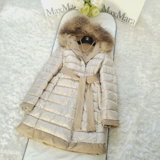 サイズ表記36マックスマーラ Max Mara★2wayリバーシブルダウンコート