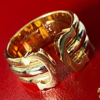 カルティエ(Cartier)のカルティエ　2Cリング　スリーゴールド　56(リング(指輪))