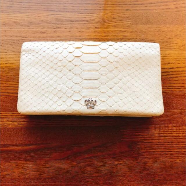 傳濱野】長財布 Ryufkaリュフカ パイソン 本革 - 財布