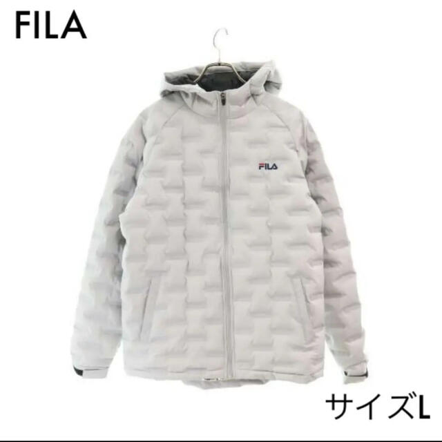 FILA(フィラ)のフィラ シームレス 中綿 フードジップ ジャケット L グレー FILA メンズのジャケット/アウター(その他)の商品写真