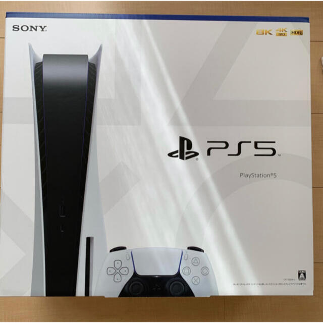 PS5 PlayStation5 本体ディスクドライブ搭載モデル　未使用新品 エンタメ/ホビーのゲームソフト/ゲーム機本体(家庭用ゲーム機本体)の商品写真