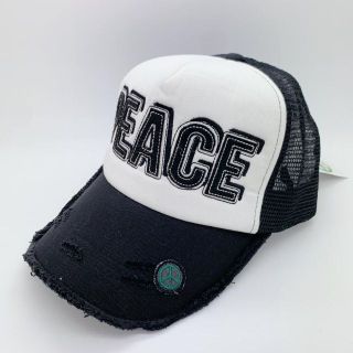 新品 PEACE PROJECT 帽子 メッシュ キャップ(キャップ)