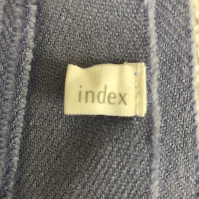 INDEX(インデックス)のindex インデックス ストール マフラー 水色 ブルー レディースのファッション小物(マフラー/ショール)の商品写真