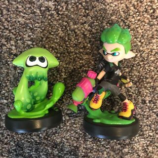 ニンテンドースイッチ(Nintendo Switch)のamiibo アミーボ  スプラトゥーン  イカ　ボーイ　2コセット(ゲームキャラクター)