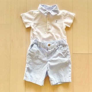 ジャカディ(Jacadi)のjacadi ジャカディ　上下セット　トップス　パンツ　24M(88cm) 美品(シャツ/カットソー)