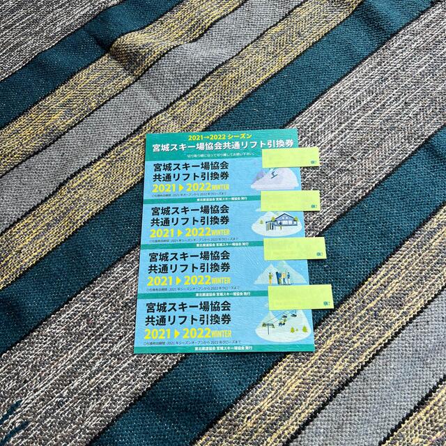 【80%OFF!】 戸隠スキー場 1日引き換え券×2枚