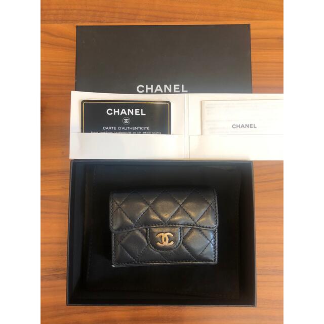 CHANEL シャネル 三つ折り財布 正規品 - 財布