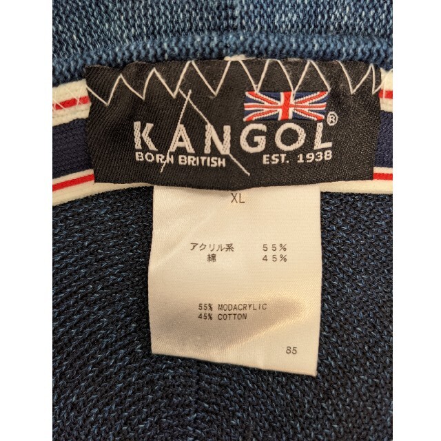 KANGOL(カンゴール)のKANGOL カンゴール ハンチング インディゴウォッシュ デニム生地 ベレー帽 メンズの帽子(ハンチング/ベレー帽)の商品写真