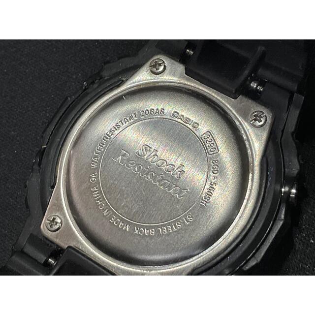 Baby-G(ベビージー)のCASIO BABY-G BGD-560SK ブラック 中古稼働品 レディースのファッション小物(腕時計)の商品写真