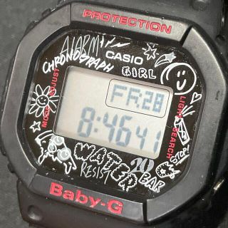 ベビージー(Baby-G)のCASIO BABY-G BGD-560SK ブラック 中古稼働品(腕時計)