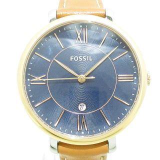 フォッシル(FOSSIL)のフォッシル 腕時計美品  - ES4274 黒(腕時計)