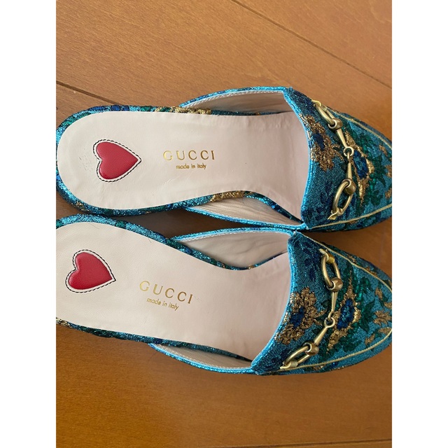 Gucci(グッチ)の正規店購入　グッチ　ホースビット　ミュール レディースの靴/シューズ(ミュール)の商品写真